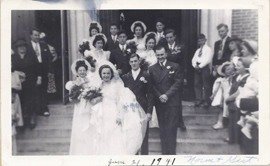 Gertrude Elcik-Norman Gamache Wedding