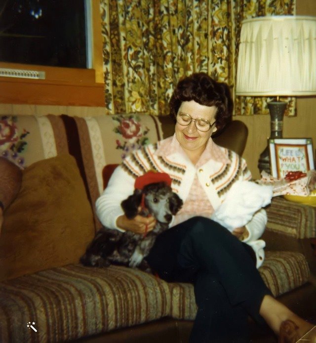 Auntie Gertrude with Pepper Auntie Gertrude with Pepper