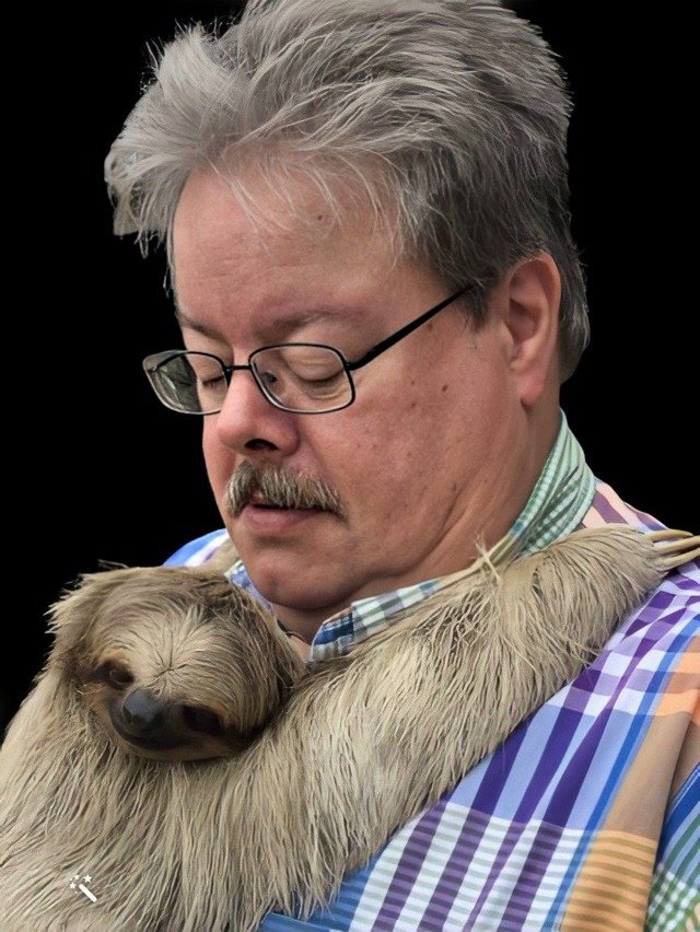 Dave with Sloth